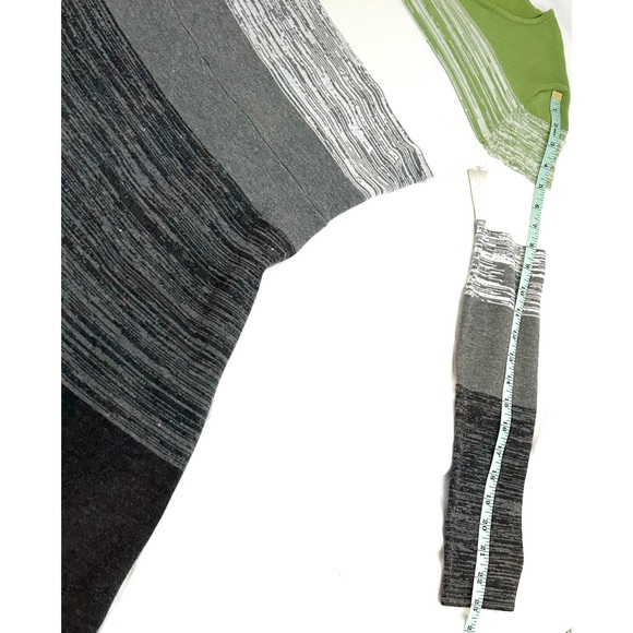 Eliza J Multicolor Stripe Knit Long Sleeve Fit & Flare Sweater Dress, Size Small - Picture 4 of 11